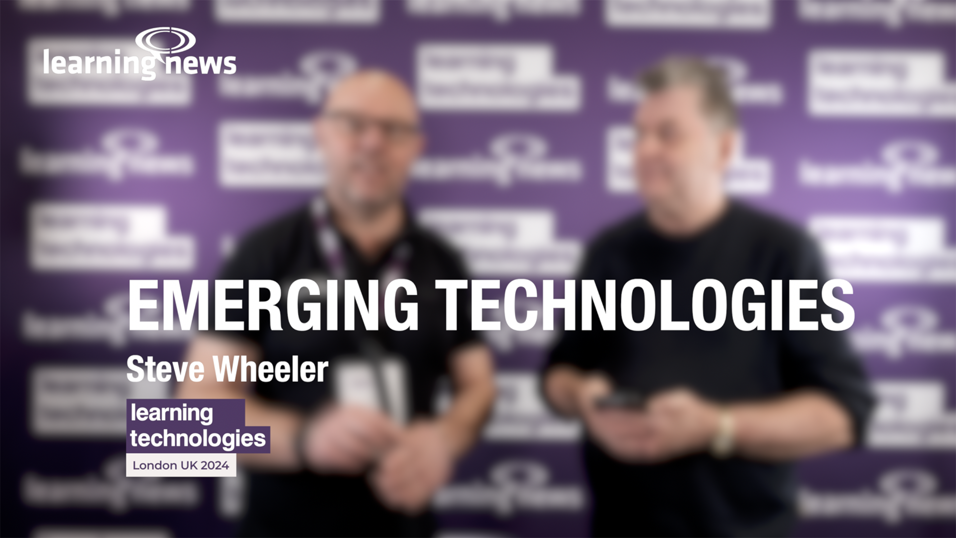 Steve Wheeler, chaired the emerging technologies session at LT2024